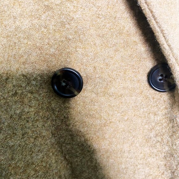 J Crew Italian Boiled Wool Toapcoat, Size 14 - Picture 8 of 13